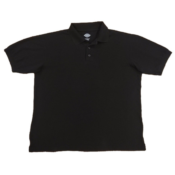 3/$20 Dickies Blk Casual Polo Shirt - Picture 1 of 6